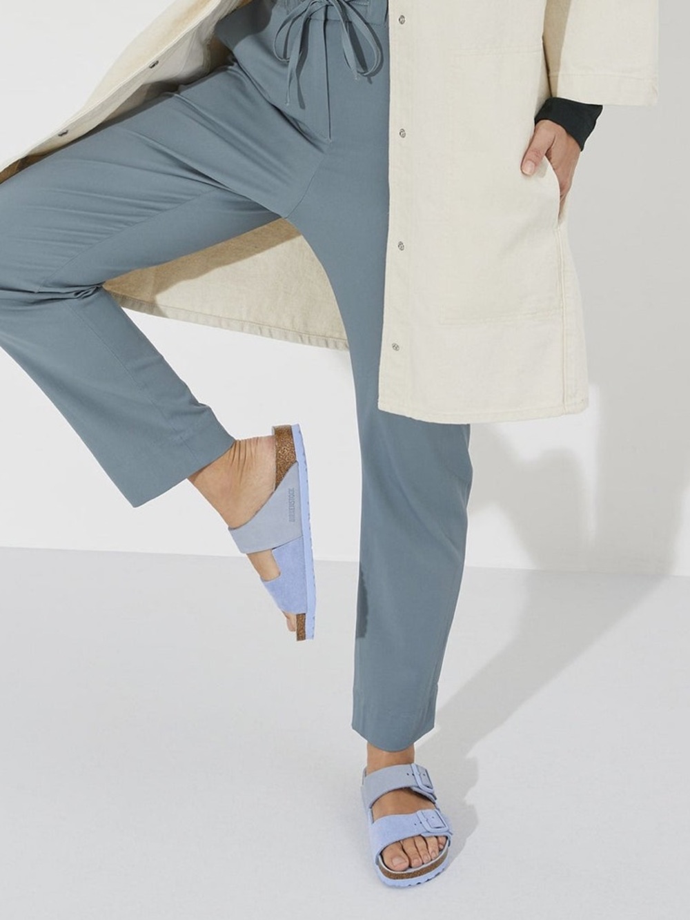 Birkenstock Arizona Split Nubuck/Suede Leather Sandals